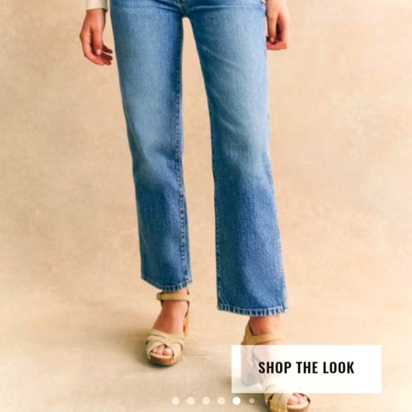 Sezane L'Iconique Droit Trousers Denim - Picture 2 of 12